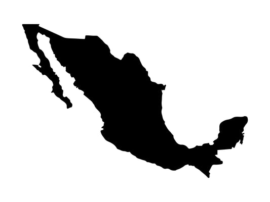 Mexico Map Outline SVG