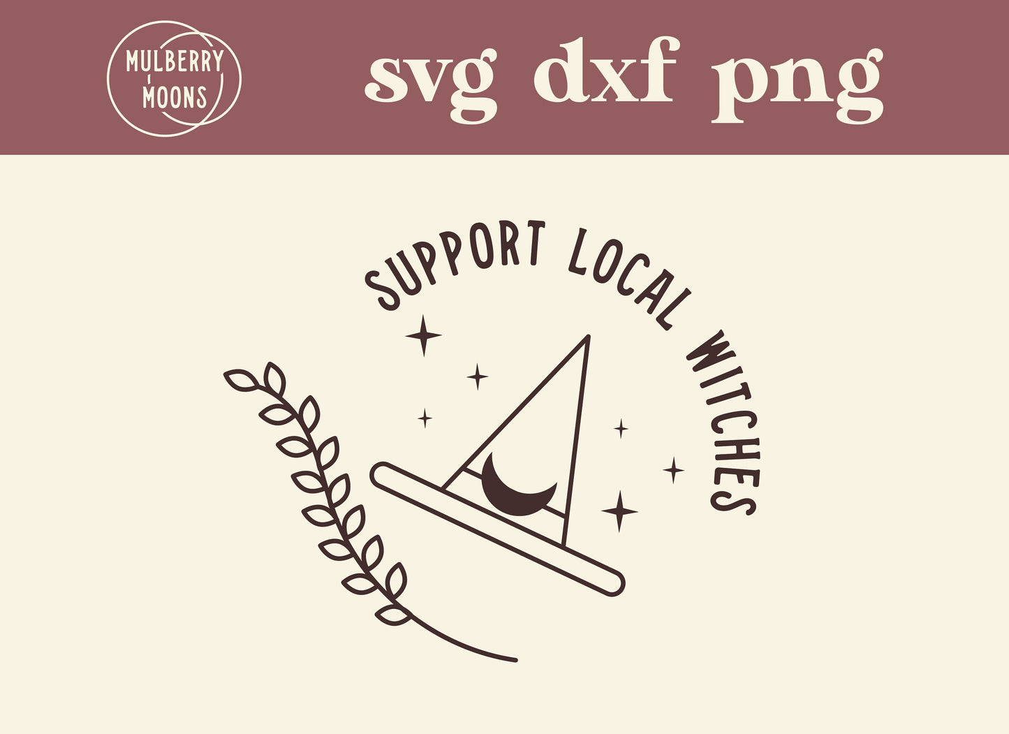 Support Local Witches SVG