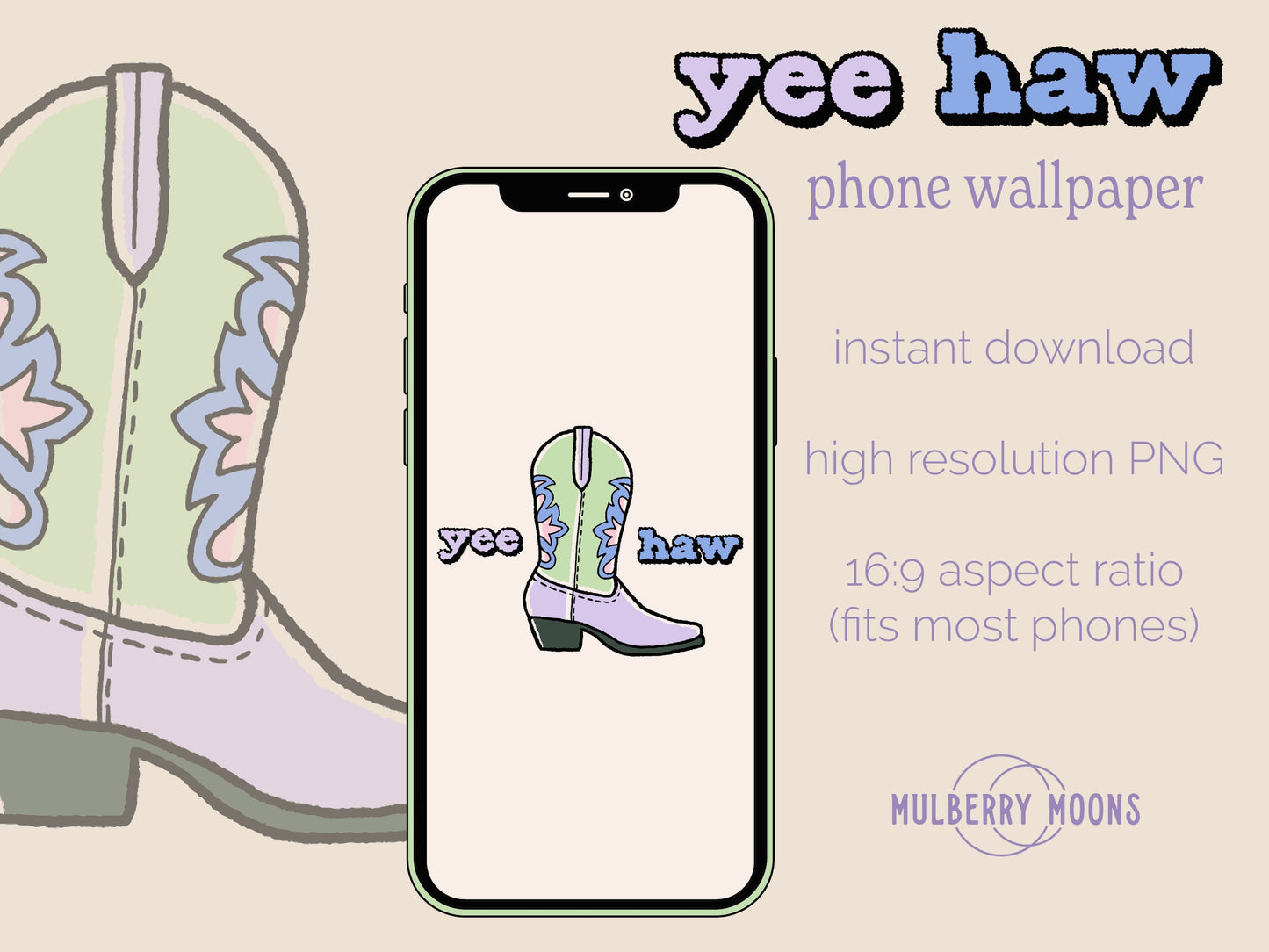 Phone Wallpaper - Yee Haw