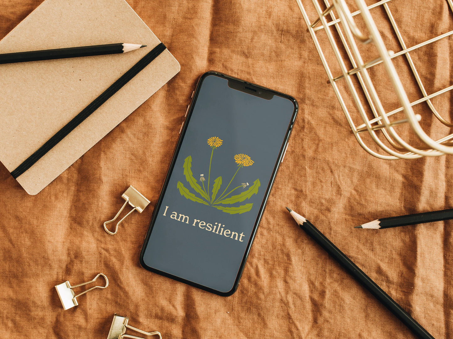Phone Wallpaper - I am Resilient